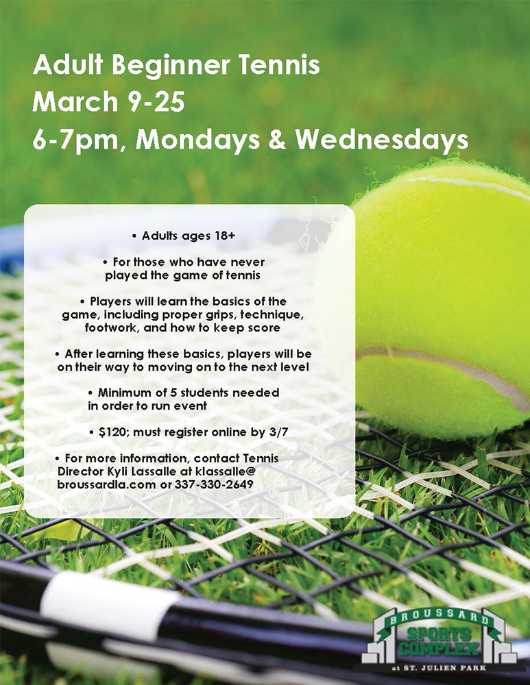 Tennis Broussard Sports Complex