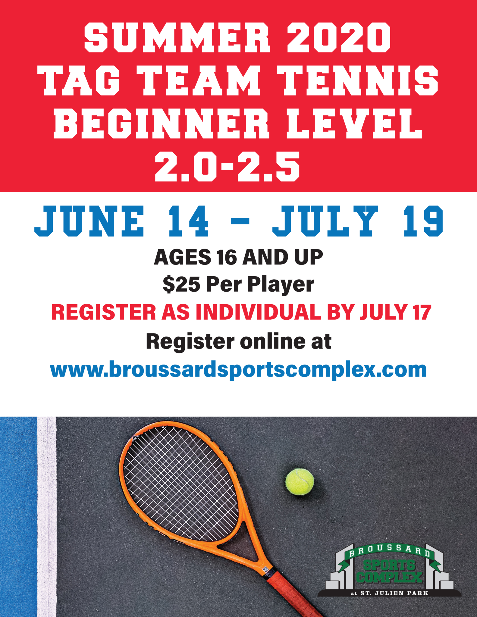 Tennis Broussard Sports Complex