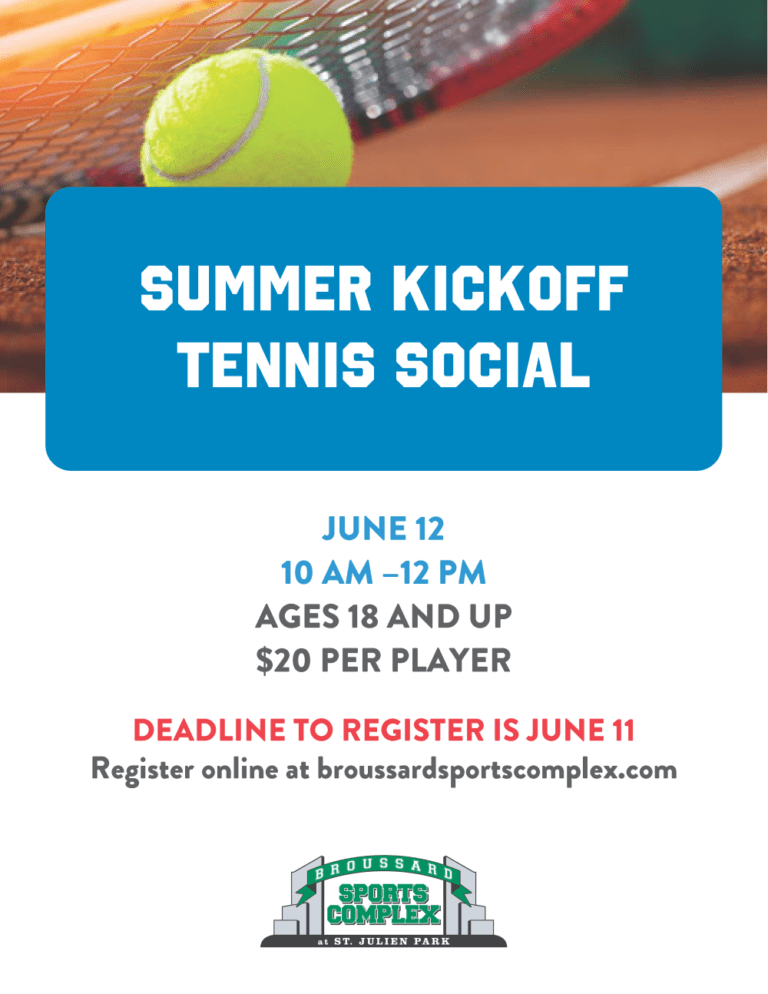 Tennis Broussard Sports Complex